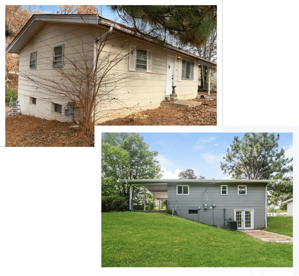 Two houses in Warrenton, Missouri that we bought