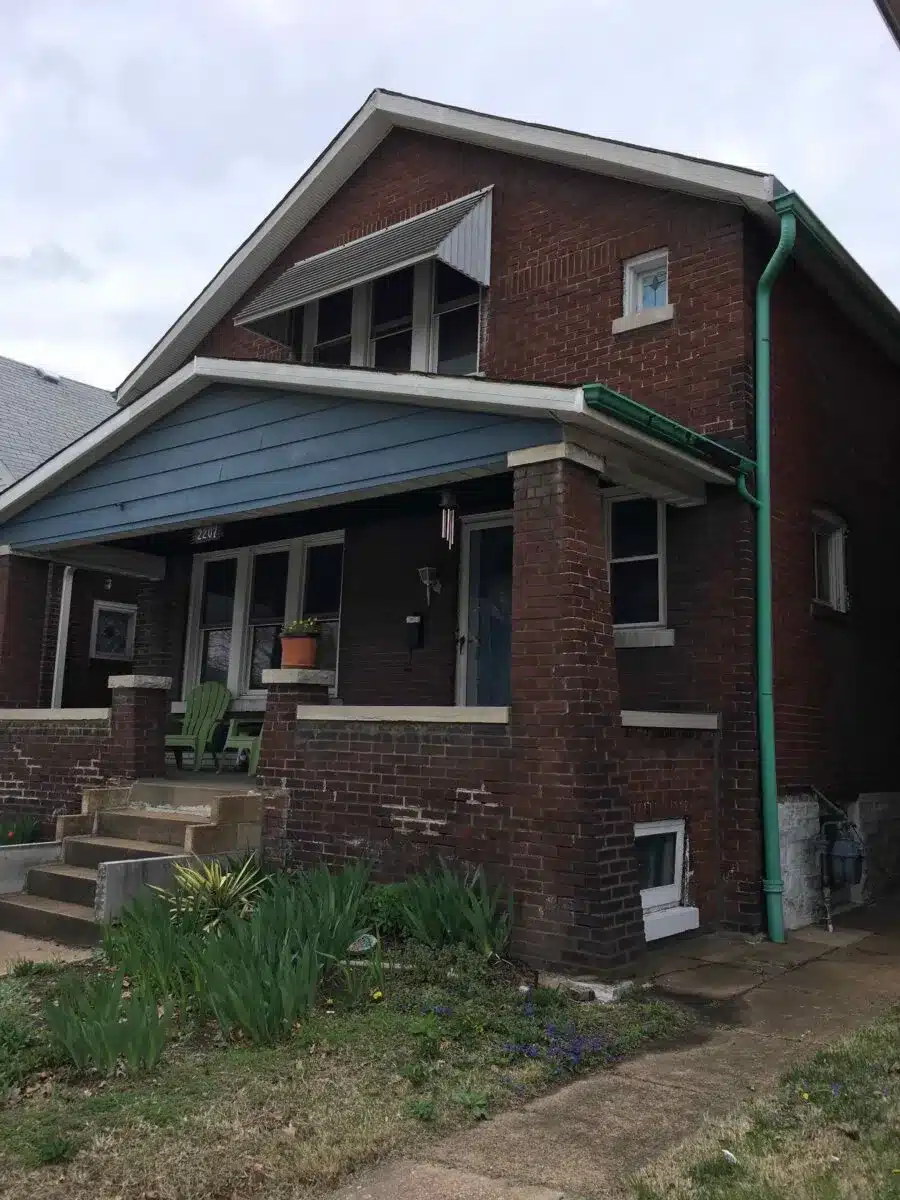 A old brick house in St. Louis