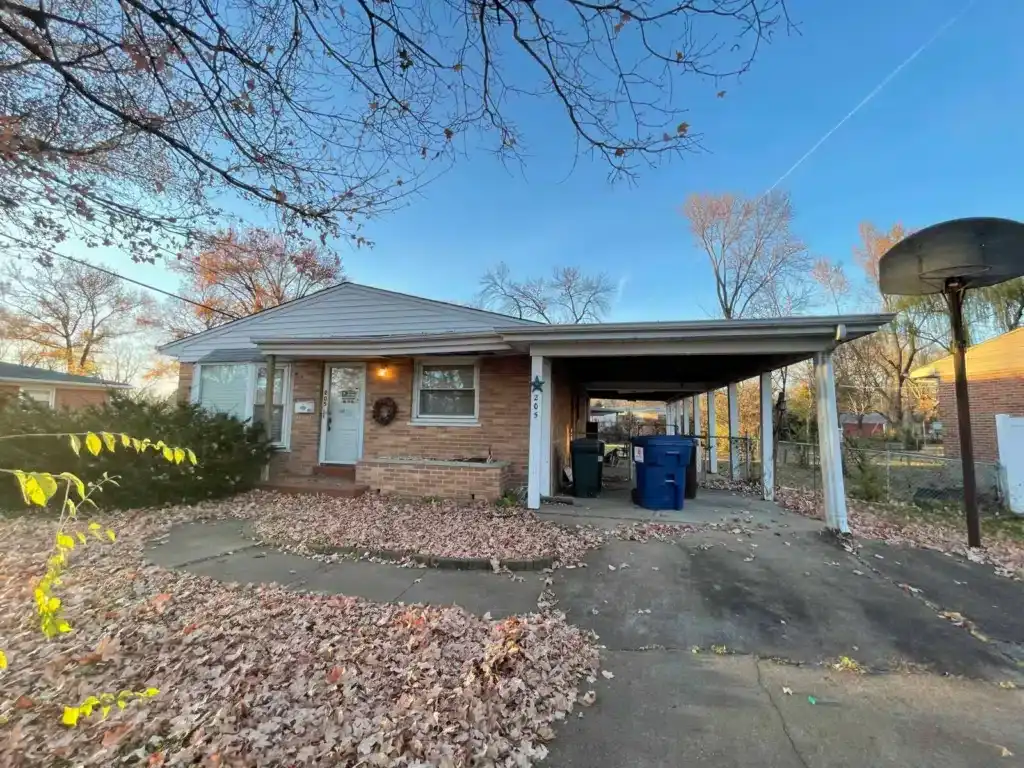 A brick home in St. Louis