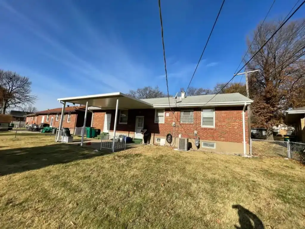A brick house in St. Louis that we bought for cash