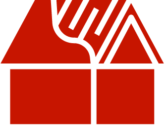 Damaged house icon
