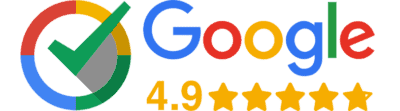 Google 4.9 star badge