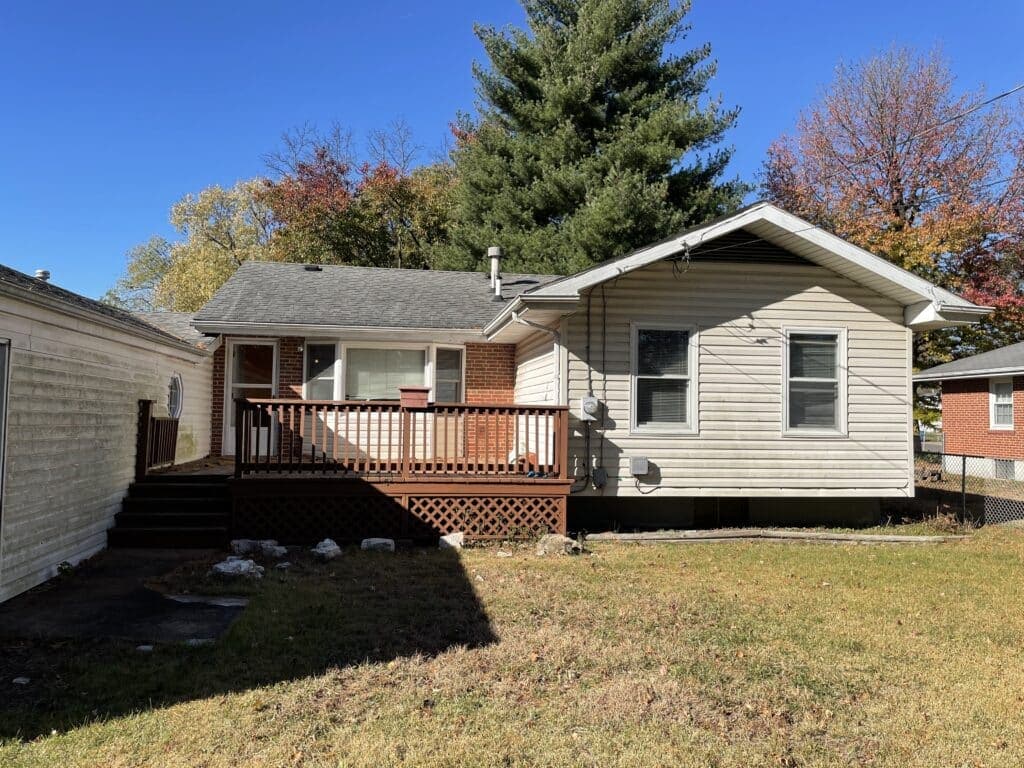 A house that was so quickly for cash in St. Louis, MO